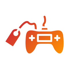 Vector Design Gamepad Sale Icon Style