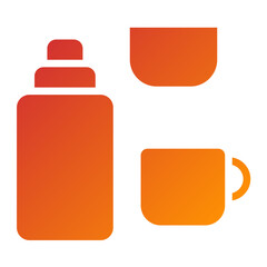 Vector Design Thermos Icon Style