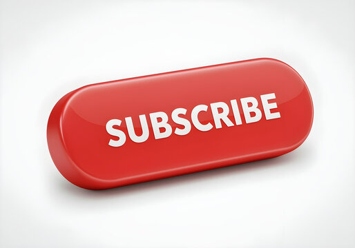 effective call-to-action with a vibrant red subscribe button on white - Powered by Adobe