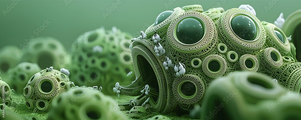 Poster a surreal city built from fractal shapes, endless spirals, floating structures, glowing patterns, fu