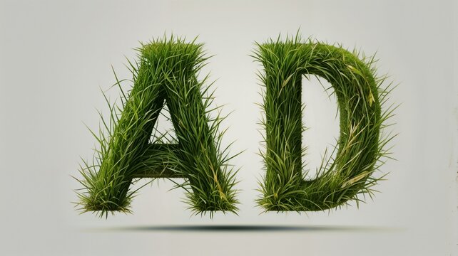 Alphabet letter grass effects, A Number 786 with grass on a transparency background, eco text effect, isolated letter with grass effect high quality