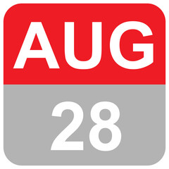 AUG 28 - MONTHS DAILY DATE