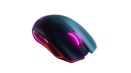 Sleek Wireless Gaming Mouse: Ergonomic Design, Precision Control, and Vibrant RGB Lighting for Enhanced PC Gaming Experience and Seamless Navigation