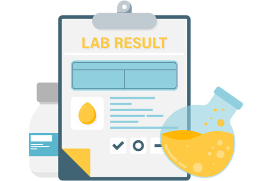 Laboratory test results report