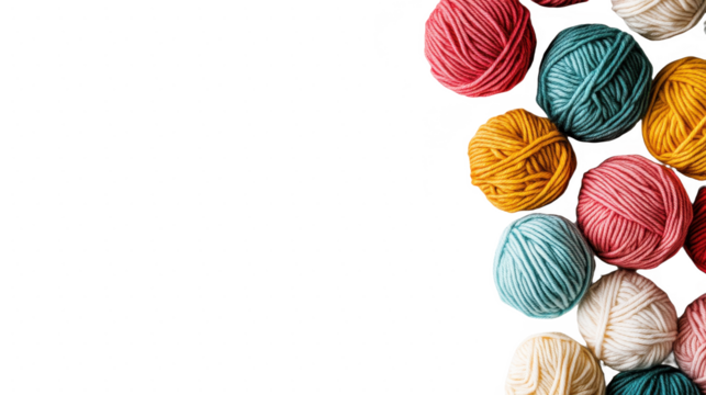 Vibrant Yarn Balls: A Colorful Tapestry of Texture and Craft, Inspiring Creativity and Warmth in Every Stitch for Knitting and Crochet Projects