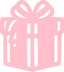 Obraz premium Fun & Cute Valentine Love Gift Box