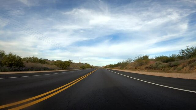 Arizona Driving 1858 Tempe Saguaro Lake
