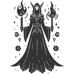 Mad Reign Vintage Illustration Vector