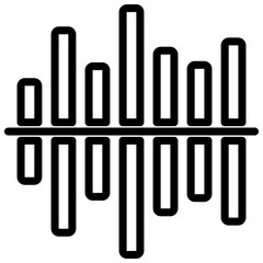 Frequency Outline Icon
