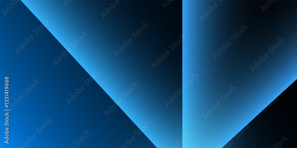 Aufkleber abstract background featuring smooth dark blue gradients with overlapping transparent geometric shap