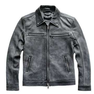 Casual jacket for men on transparent background. Generative ai.
