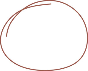 Fototapeta premium Circle Brush Stroke 