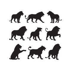 animals silhouettes vector