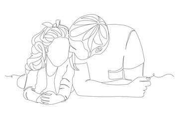 Loving Father Kissing Daughter – Heartwarming Family Moment