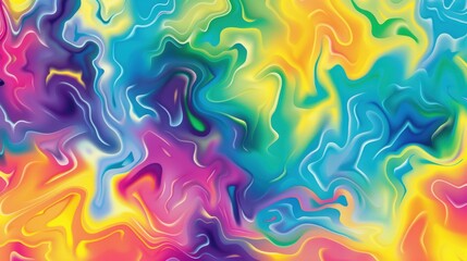 Obraz premium Vibrant Abstract Pattern Background Illustration Template for Summer