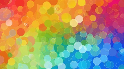 Vibrant Abstract Pattern Background Illustration Template for Summer