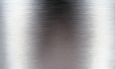 Smooth Brushed Silver Metal Texture Background for Industrial Use