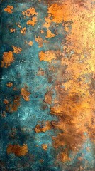 Obraz premium Rust wall featuring a distinctive surface pattern and rich coloring ideal for wallpaper design