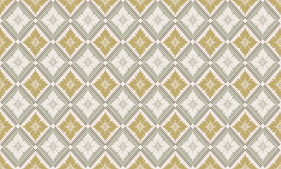 pixel art Geometric on white background wallpaper oriental seamless pattern.ornament. Ethnic .decor style.  geometric ornament. Vector seamless pattern.  blanket, rug. Woven carpet fabric