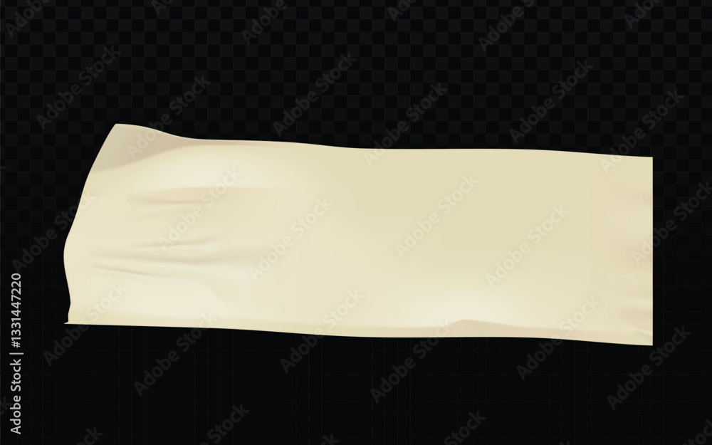Poster realistic masking tape vector, a universally recognized tool for crafting and design. this detailed 