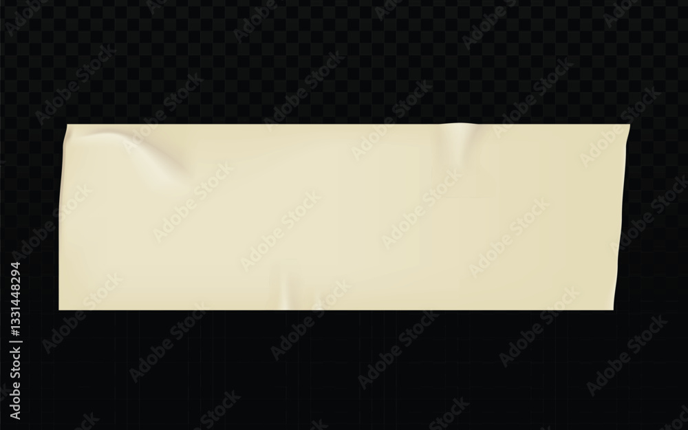 Poster realistic masking tape vector, a universally recognized tool for crafting and design. this detailed 