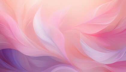 Obraz premium Creamy pastel pink and lavender blur creating a soft, elegant, and abstract background.