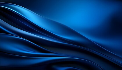 Fototapeta premium Deep royal blue and black blurred gradient with a rich, velvety smooth texture, creating a luxury ambiance