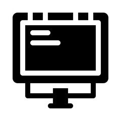 Billboard glyph icon