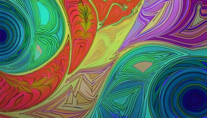 modern artistic design with multicolor patterns