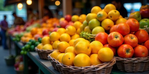 Fresh organic fruits for sale at local market on Siargao island, siargao, sale, fresh