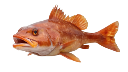 Colorful fish swimming gracefully in clear blue water during a sunny day at the ocean