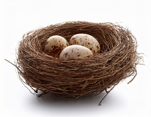 ebrace nest isolated on white background