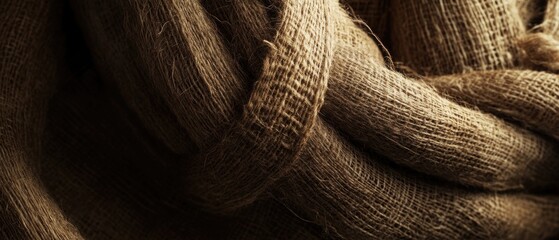A detailed shot of woven material, great for illustrating textiles or clothing design