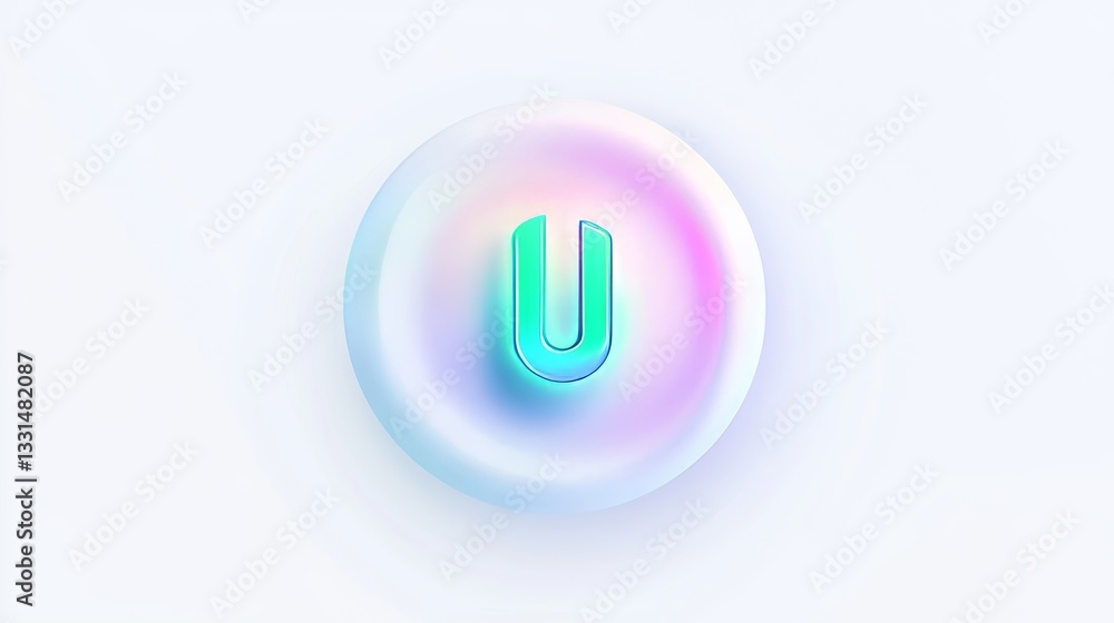 Poster a transparent png with alpha features the cycle neon power start button sign with a flicker light el