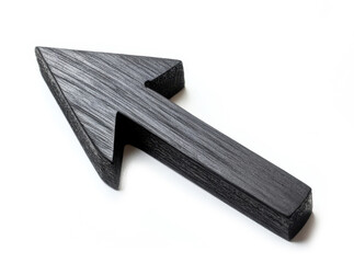 Obraz premium black wooden arrow