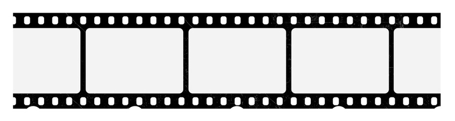 Film strips mockup templates of old retro film frame with shadow on background. Video or movie film vintage analog cinema, photograph camera film strip. Trendy editable camera roll social stories