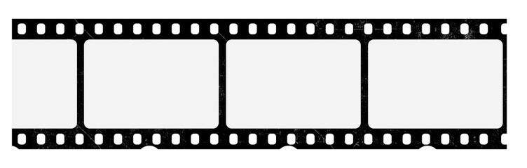 Film strips mockup templates of old retro film frame with shadow on background. Video or movie film vintage analog cinema, photograph camera film strip. Trendy editable camera roll social stories