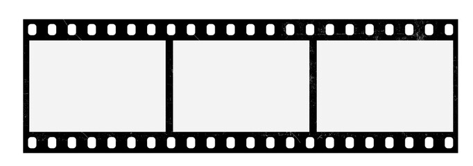 Film strips mockup templates of old retro film frame with shadow on background. Video or movie film vintage analog cinema, photograph camera film strip. Trendy editable camera roll social stories