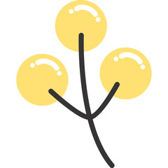 Cute Leaf Icon Vector Illustration