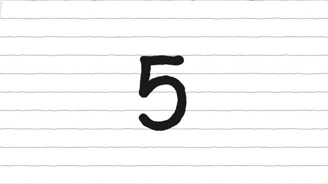 カウントダウン_手書きノート風