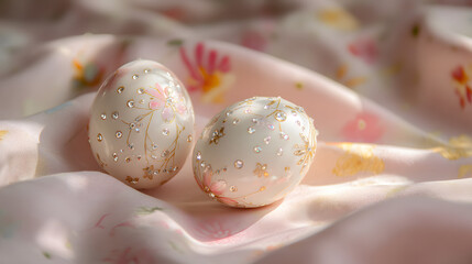 Obraz premium easter, egg, eggs, holiday, food, decoration, spring, pink, celebration, color, chocolate, closeup, colorful, candy, season, sweet, traditional, symbol, yellow, seasonal, green, nobody, table, easter 