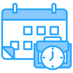 Obraz premium Work Schedule Icon
