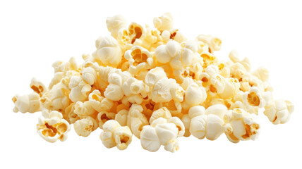 Perfectly popped popcorn ready for snacking during movie night at home