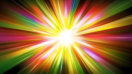 Obraz premium Colorful burst, light speed, abstract background, energy