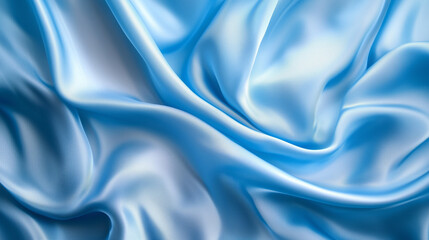 Fototapeta premium blue satin background