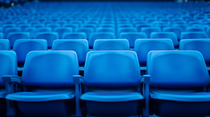 Fototapeta premium empty seats in a stadium