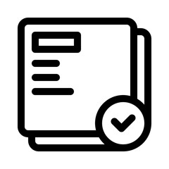 Internal audit line icon