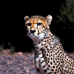 Cheetah Portrait for African Savanna.