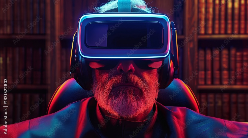 Poster exploring virtual reality in a judicial context through immersive augmented experiences