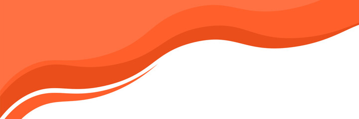 Vector orange line background curve element with white space for text and message design, overlapping layers, vector